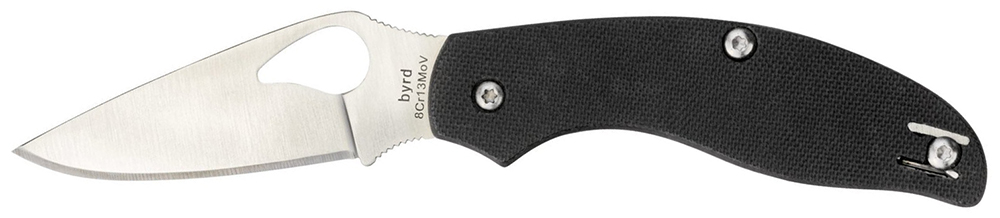 Einhandmesser Spyderco Byrd Tern Griffmaterial G10